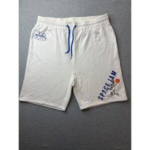 Tune Squad Space Jam Men's White Athletic Shorts